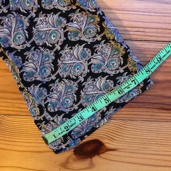 Daniel Rainn Purple Black Boho Peplum Top, EUC, S - Picture 12 of 16